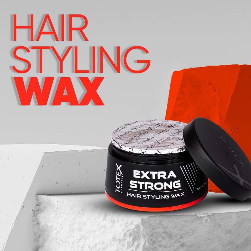 Totex Extra Strong Hair Styling Wax 150 ml - 24-Hour