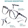 VIDEBLA 4 Pack Progressive Multifocus Reading Glasses for Women Men