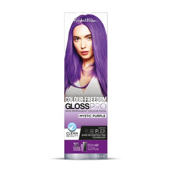 Colour-Freedom Gloss Pro 150ml Mystic Purple Semi-Permanent Hair Colour -