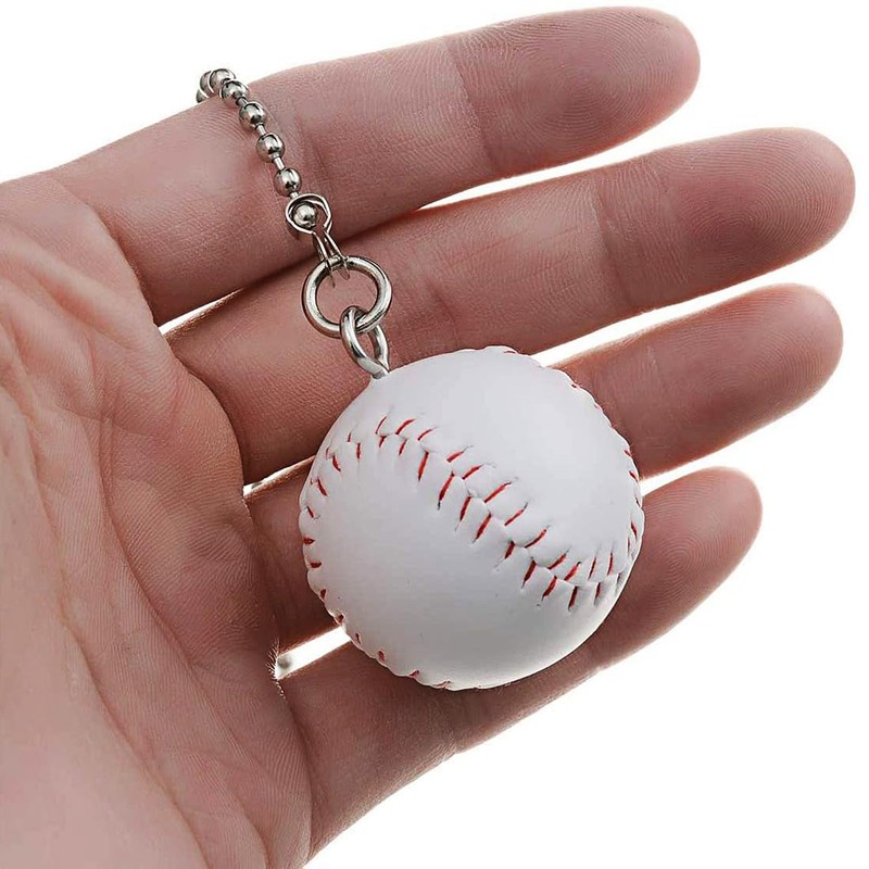 Baseball and Baseball Bats Ceiling Fan Pull Chain Ornaments Extender，with