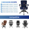 Tallew 4 Pcs Office Chair Covers Set Computer Universal Protective