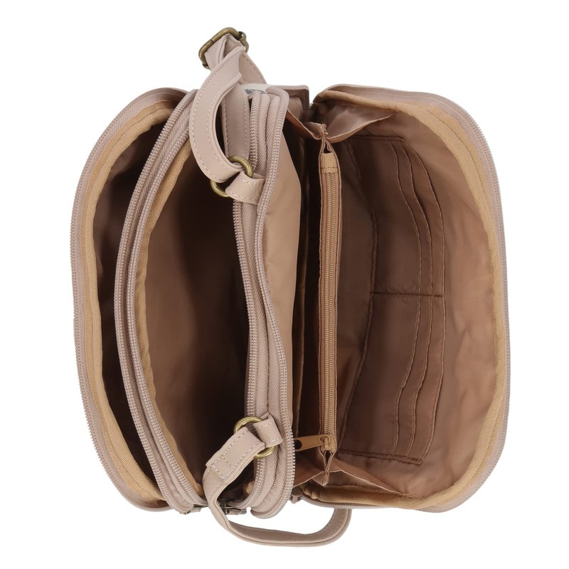 MultiSac Zippy Triple Compartment Crossbody Bag, Catalina Floral