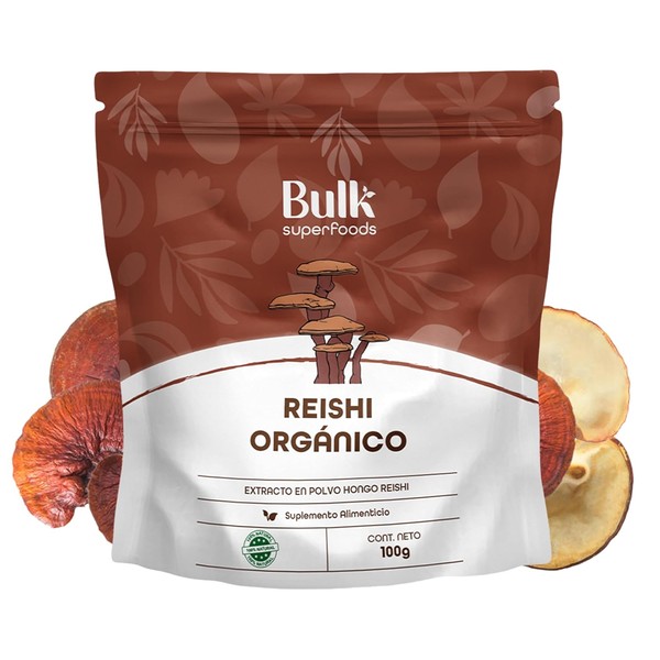 BULK SUPERFOOD Extracto de Reishi Orgánico en Polvo - Hongos