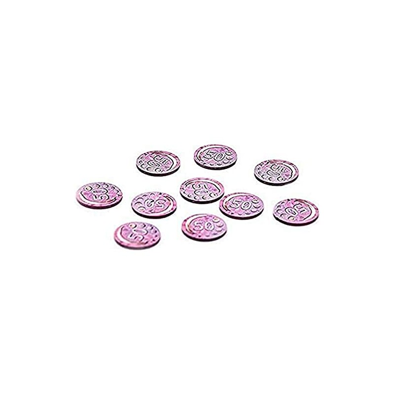 e-Raptor 19128 Token and Markers: Set of Money 50 (Pack