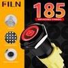 FILN 19mm Momentary Push Button Switch - 2Pcs, Black Plated
