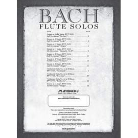 Bach Flute Solos (Play-along) Bk/Online Audio