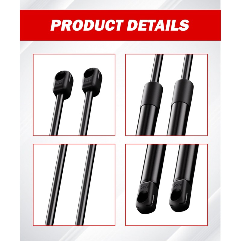 2PCS Front Hood Lift Supports Shock Strut Fits for 2016-2023