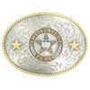 Nocona Belt Co. M&F The State Of Texas Buckle Silver
