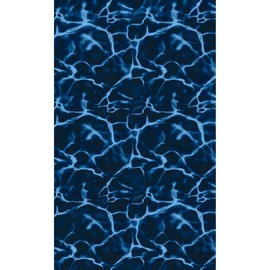 Blue Wave NL502-20 Standard Gauge Evening Bay Round Overlap Steel Wall Swimming Pool Liner, 15-FT