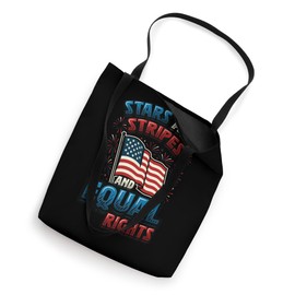 Stars and Stripes and Equal Rights – Human Rights Equality Tote Bag
