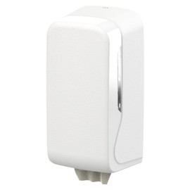HypaFol Toilet Roll Dispenser Single Sheet System Matt White - Lockable Hygienic Modern Design Commercial & Toilet Roll Dispenser