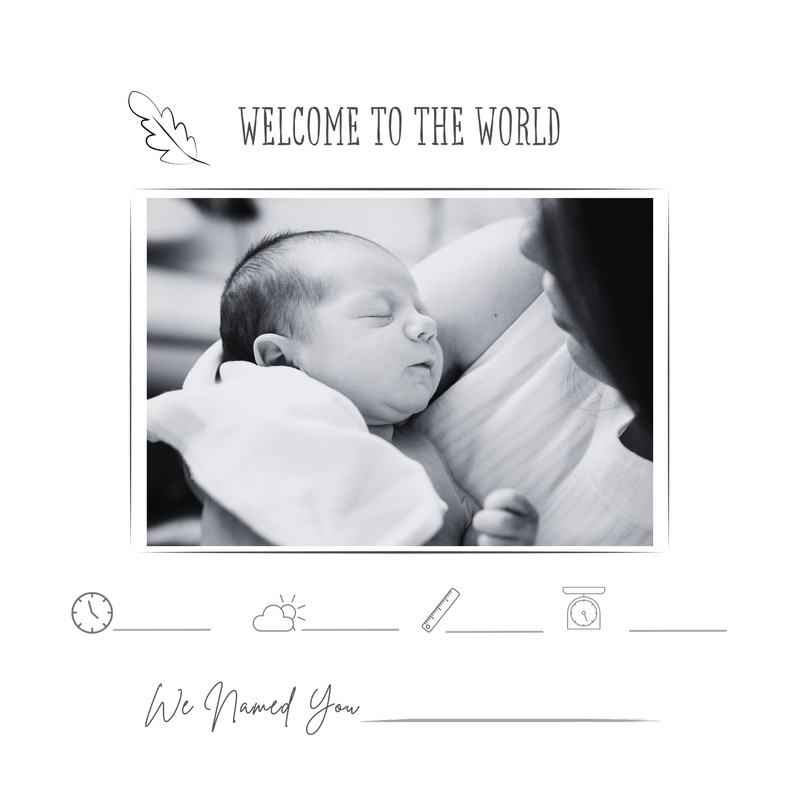 Joss & Lac Design Gender Neutral | Minimalist Keepsake Memory