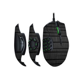 MightySkins Skin Compatible with Razer Naga Trinity - Carved Wood | Protective, Durable, and Unique Vinyl Decal wrap Cover | Easy to Apply, Remove, and Change Styles | Made in The USA