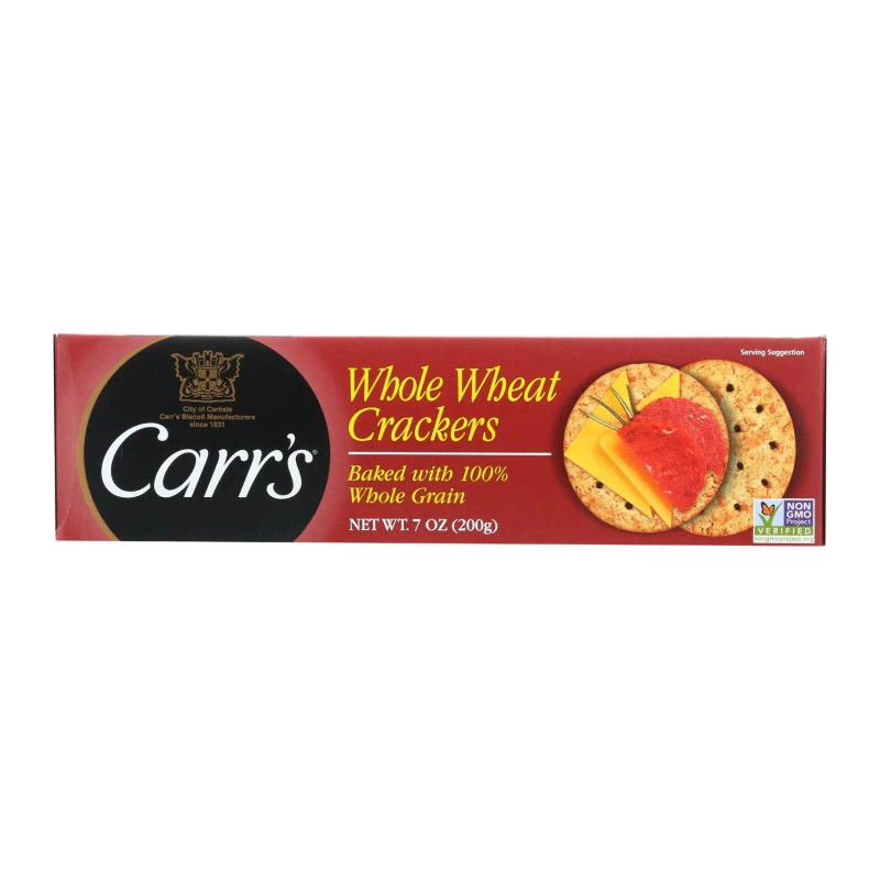 UD_Carr's Crackers - Whole Wheat - Case Of 12 -