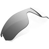 Oakley Radarlock Path Rectangular Replacement Sunglass Lenses, Black, 38 mm