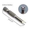Newwyt 5pcs Special Shaped Screwdriver Set 50mm U Shape Y