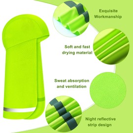 Coume 6 Pcs Elastic Hard Hat Sun Cooling Skull Cap Shield Bulk Helmet Liner with Neck Shade for Outdoor(Mixed Color)