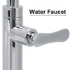 Household Kitchen Water Faucet Tap Chrome Plated Bathroom Kitchen Faucet