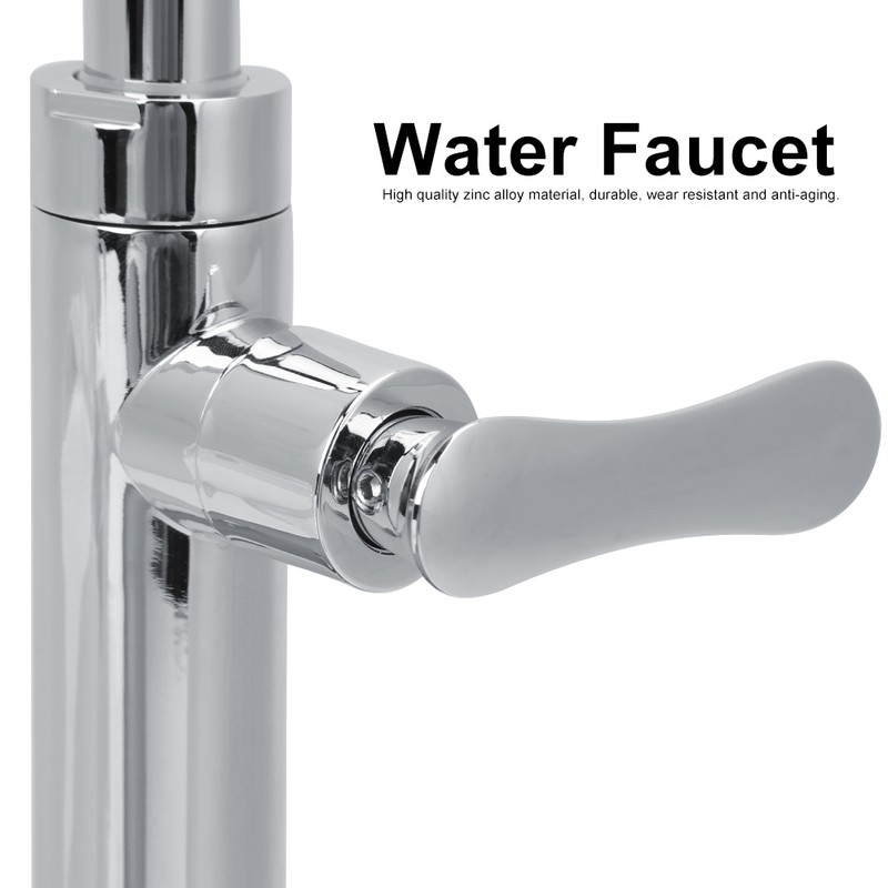 Household Kitchen Water Faucet Tap Chrome Plated Bathroom Kitchen Faucet