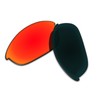 1.6MM Replacement Lenses Compatible With Oakley Half Jacket 63mm Sunglasses,