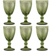 Bandesun Wine Glasses Set of 6 - Vintage Beads Goblet