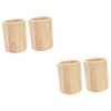 Operitacx Sets Wooden Desktop Stationery Holder Pen Pencil Succulent Pot
