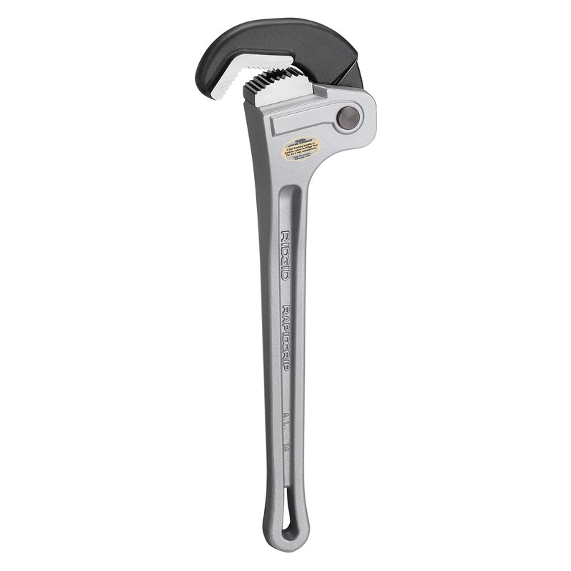 RIDGID 12698 18 RapidGrip Aluminum Pipe Wrench, 18-inch Pipe Wrench