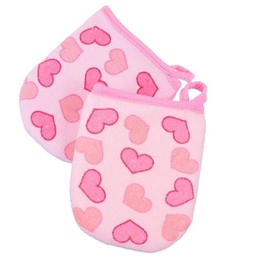 SAFIGLE Premium Children's Bath Gloves and Towels Set: Soft, Absorbent, and Cutely Designed for Toddlers - Time Companion for Kids Including Organic Washcloths and Body Wash Mitts