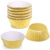 Gifbera Gold Foil Muffin Cupcake Liners/Baking Cups Standard Size, 100-Count