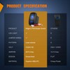 Nilight Sasquatch Lights Rocker Switch 5Pin Laser On/Off LED Light