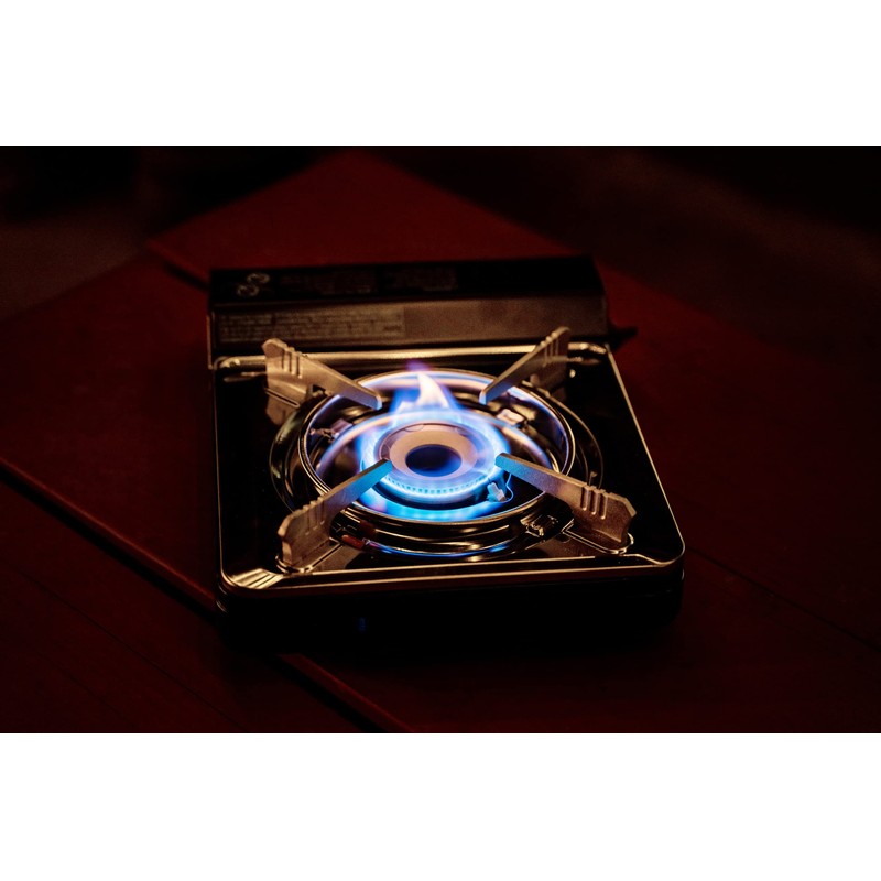 Iwatani Cassette Feu Butane gas Camp Stove, one, Gray