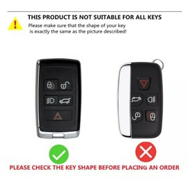 RELL CASES Key Fob Cover Case for Land Rover AND Jaguar key fobs Land Rover Defender, Discovery 5, Discovery Sport, RR Sport, Velar, REvoque and Jaguar XF XJ XJL XE C-X16 XKR XK models (Blue)