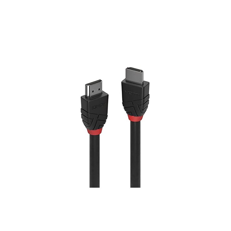 LINDY 15m Standard HDMI Cable, Black Line