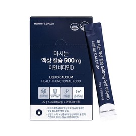 Mami & Daddy 마시는 액상 칼슘 500mg 아연 비타민D Drinking Liquid Calcium 500mg Zinc Vitamin D