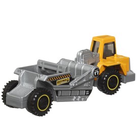Matchbox Working Rigs Die-Cast Vehicle - MBX Road Scraper Construction Truck ~ Yellow and Grey ~ 70th Anniversary Series