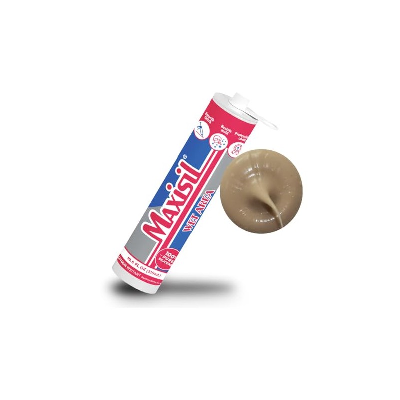 Maxisil Wet Area Silicone Sealant 310ml - A21 Sand