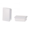 Round Plastic Plugs / Lamellar Plugs / Push-in Caps, white,
