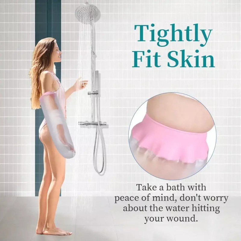 Shower Arm Cover 샤워 암용 방수 캐스트 커버 부드럽고 편안한