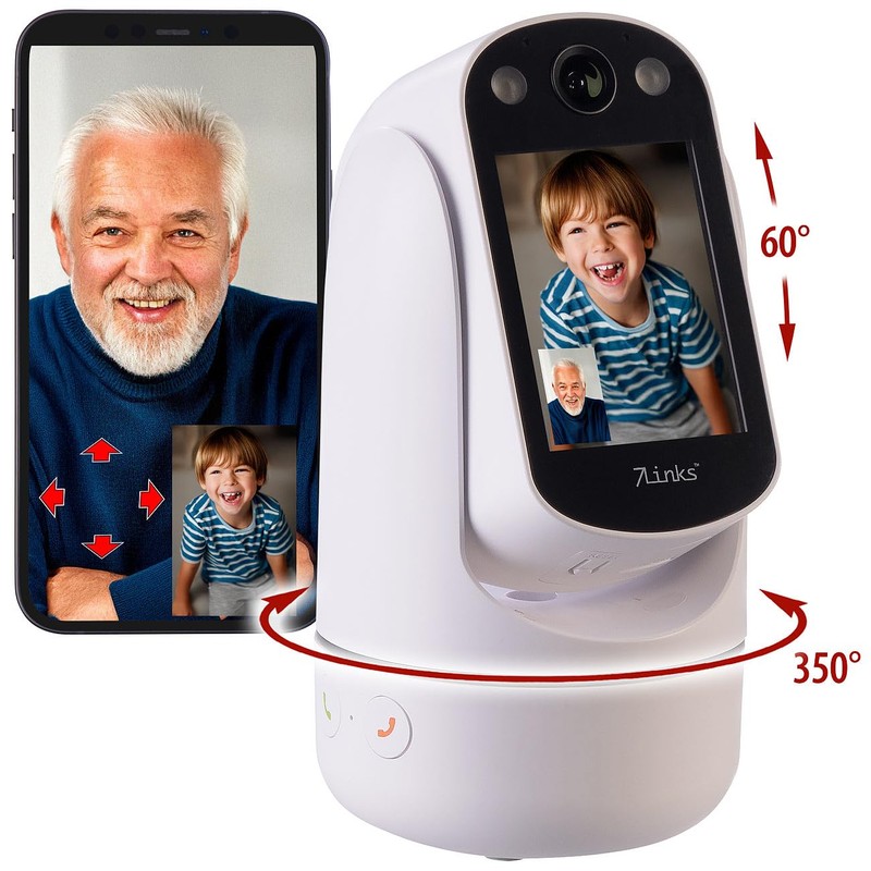 7links WLAN Surveillance Cameras: 2-in-1 WiFi Surveillance Camera & Video