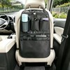 Car Seat Back Organizer with Compartment (Black)