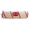 SmartyKat Crackle Chute Crinkle Activity Tunnel Cat Toy - Tan/Red,