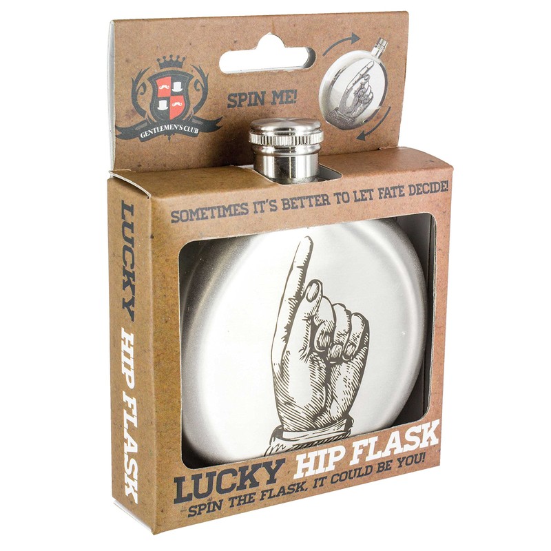 Paladone Lucky Spinning Hip Flask