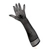 PartyXplosion® Women's Black Fishnet Gloves with Spiders Spider Web Look