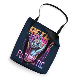 Retro-futuristic Elegance Retro Futurism Tote Bag