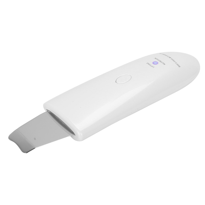 Household Ultrasonic Skin Scrubber Blackhead Removal Face Pore Cleanser InstrumentWhite