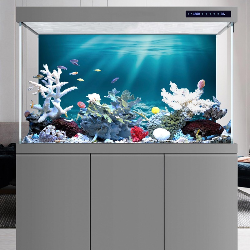 AWERT 30x18 inches Undersea Theme Aquarium Background Sunshine Underwater World