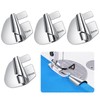 Draupnir 4PCS Universal Sewing Rolled Hemmer Foot,Sewing Products Supplies,Rolled Hem