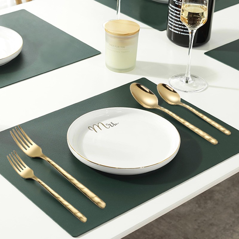 20-piece Gold Silverware Set Stainless Steel Flatware Set Mirror Polished