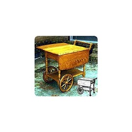 Woodcraft Project Paper Plan To Build Tea Serving Cart - Material Not Included