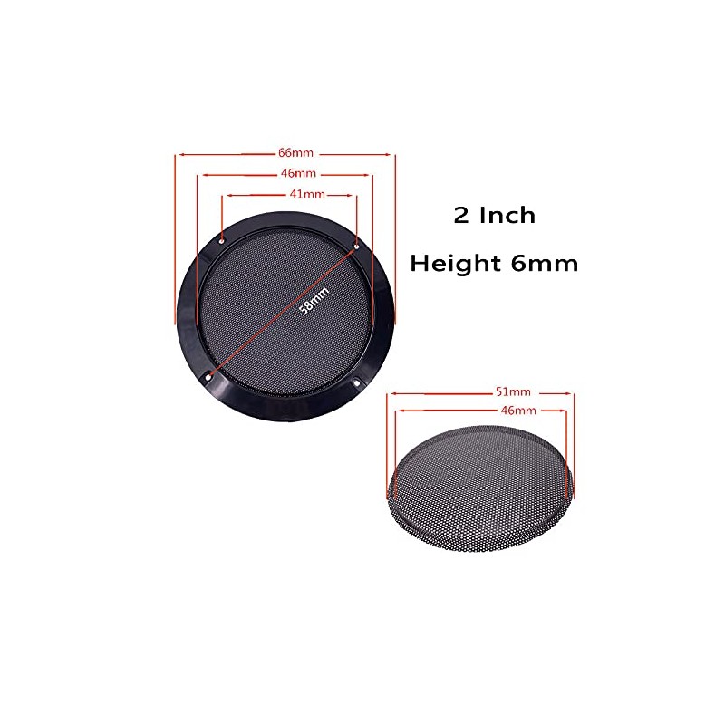 XunLiu 2PCS Audio Speaker Cover Mesh Grills Horn Guard with